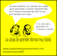 La utopía de aprender idiomas muy rápido, inglés, curso de inglés, aprender inglés